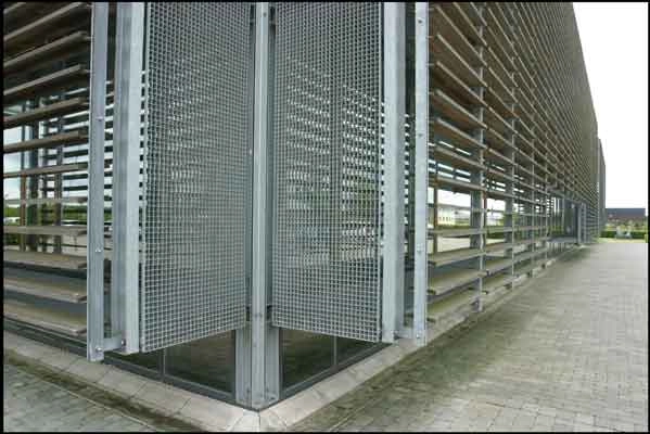 Allerød Rådhus Facadeudsnit