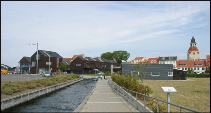 Faaborg Havn Set fra havet.