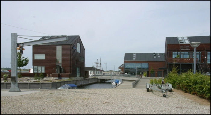Faaborg Havn Kanalen set fra Klubhuset
