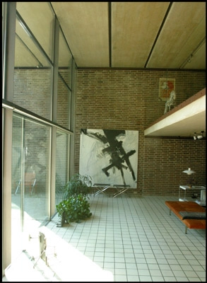 Knud Holschers hus Østfacade interiør