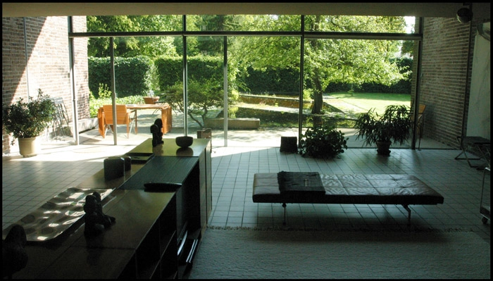 Knud Holschers hus Udsigt fra dagligstue