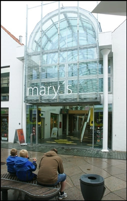 Mary´s i Vejle Hovedindgang