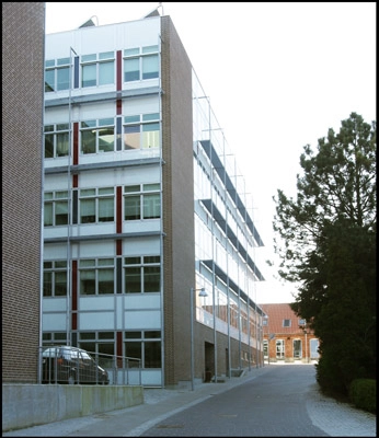 Skive Rådhus Facade mod sidegaen Gyden