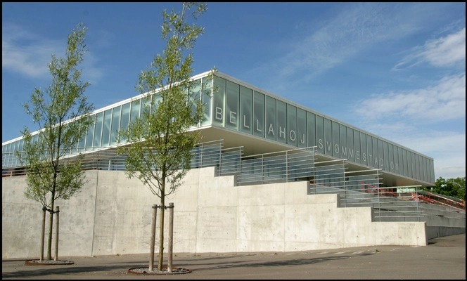 Bellahøj Svømmestadion Østgavl