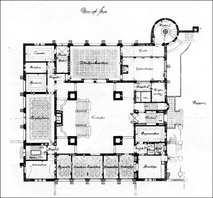 Tuborgs Administrationsbygning Plan