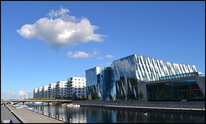 Saxo Bank Tuborg syd set fra norvest