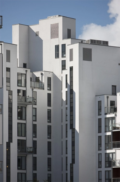 Stævnen Facade detalje i gårdrum