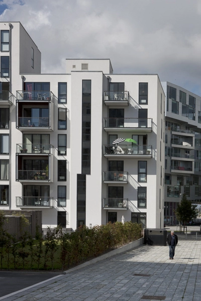 Stævnen Adgang til gårdrum set fra øst