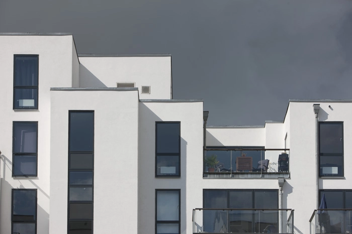 Stævnen Facade detalje i gårdrum