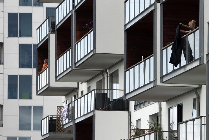 Stævnen Facade detalje ud mod Kalvebod Fælled