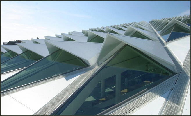 Middelfart Sparekasse Tagkonstruktion