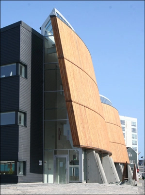 Katuaq - Grønlands Kulturhus i Nuuk Hushjørne