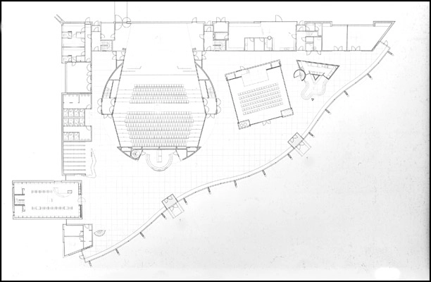 Katuaq - Grønlands Kulturhus i Nuuk Plan Stueetage