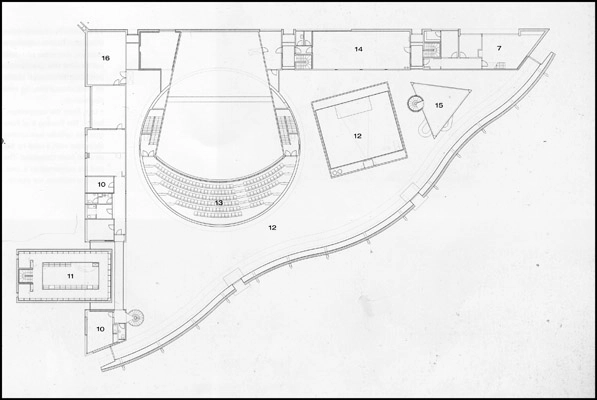 Katuaq - Grønlands Kulturhus i Nuuk Plan 1.etage
