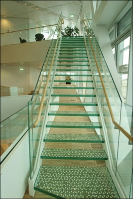 Krystallen Glastrappe