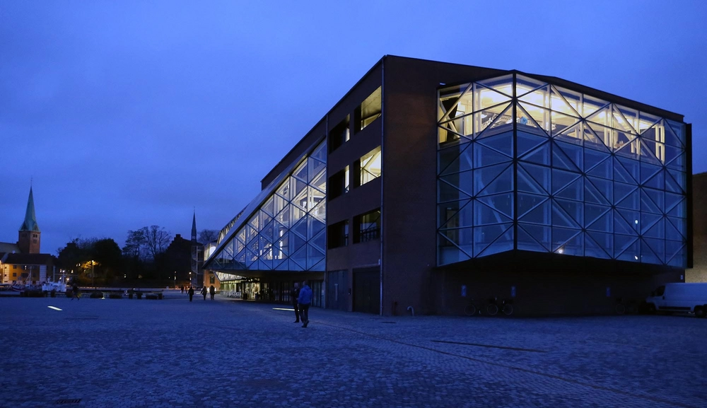 Kulturværftet Kulturværftet aftenbelysning