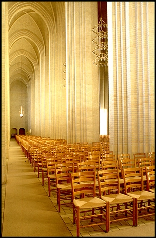 Grundtvigs Kirke - Grundtvigskirken Hovedskibet (interiør)