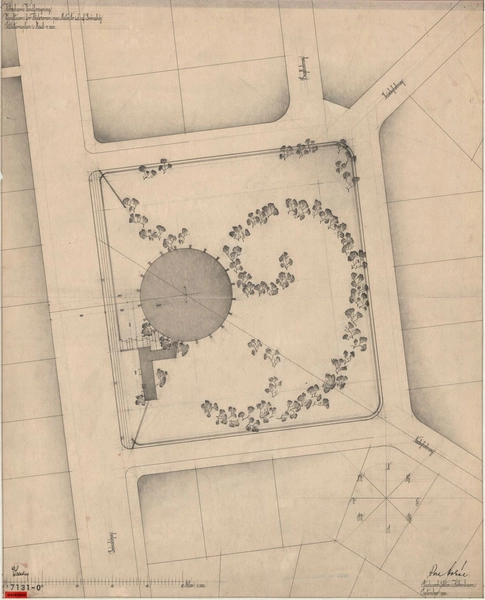 Brønshøj Vandtårn (Københavns Stadsarkiv) Situationsplan nr. 3