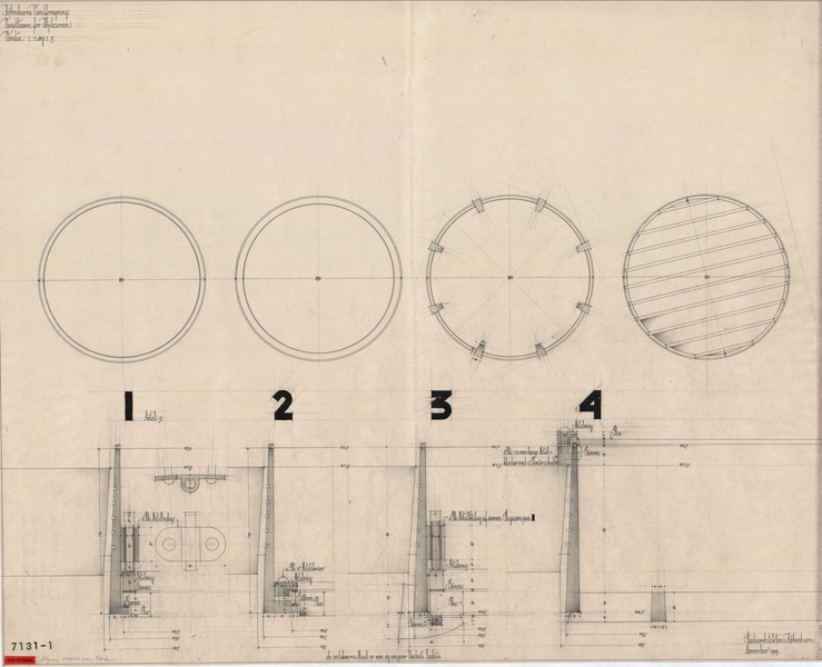 Brønshøj Vandtårn (Københavns Stadsarkiv) Vindue