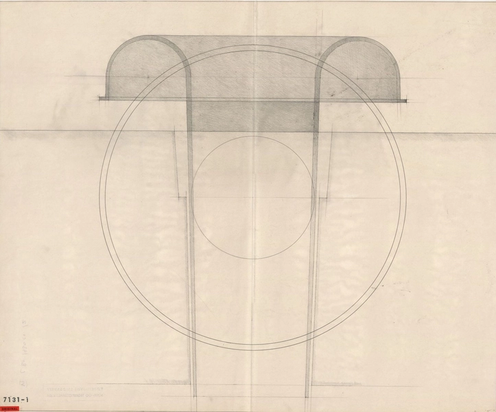 Brønshøj Vandtårn (Københavns Stadsarkiv) Detailler af ventilator