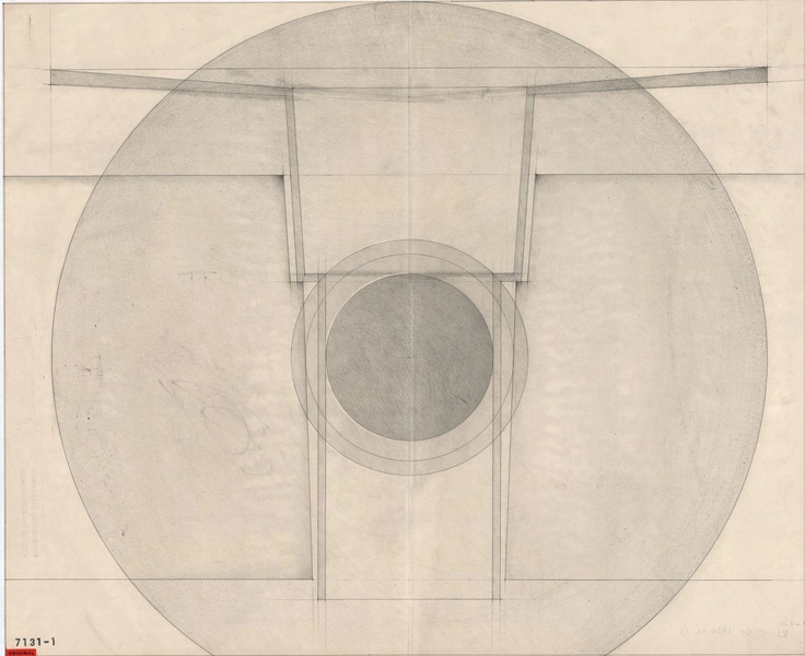 Brønshøj Vandtårn (Københavns Stadsarkiv) Detailler af ventilator