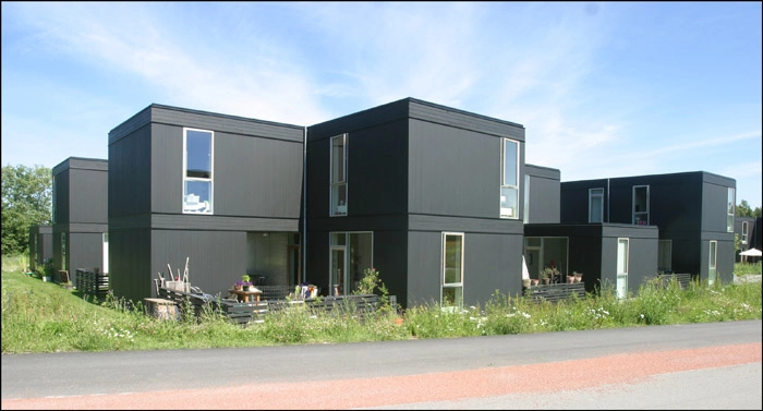 Kvistgårdhusene Facade