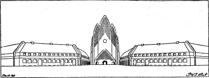 Grundtvigs Kirke - Grundtvigskirken Perspektiv II