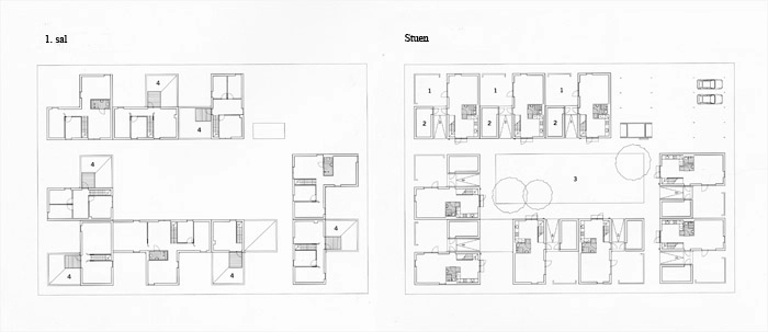 Kvistgårdhusene Plan