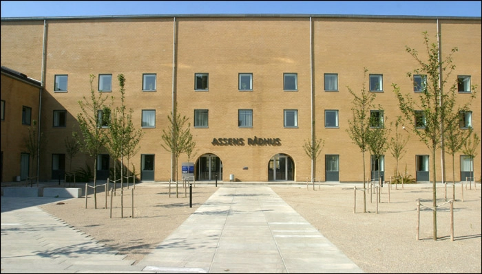 Assens Rådhus Indgangsparti