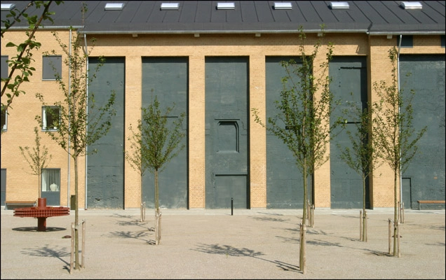 Assens Rådhus Facade mod gård