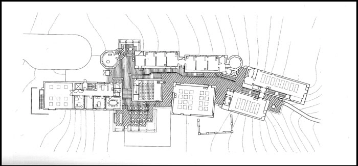 Bornholms kunstmuseum Situationsplan