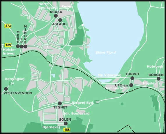 Rundkørsler Landkort