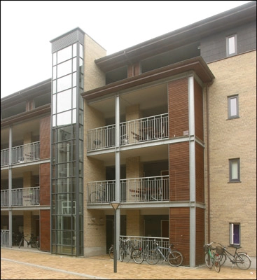 Bikuben Kollegium Facadeudsnit