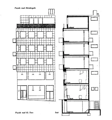 Stellings Hus Snit og facade