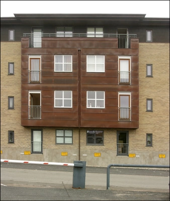 Bikuben Kollegium Facadeudsnit