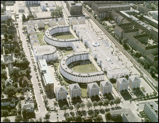 Handelshøjskolen, Dalgas Have Luftfoto