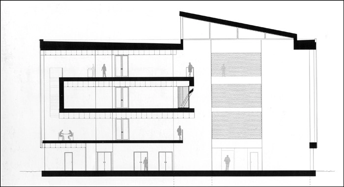 Naturvidenskabernes Hus Snit