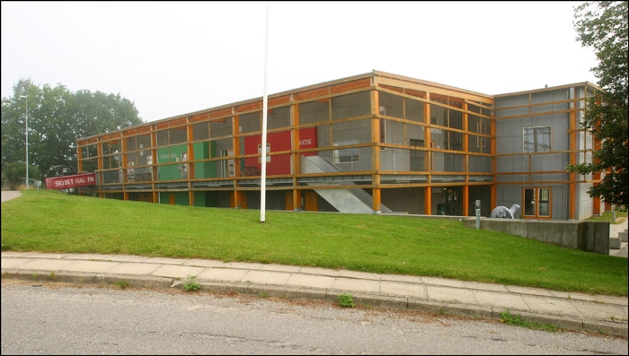 Skibet Hallen Facade mod vest.