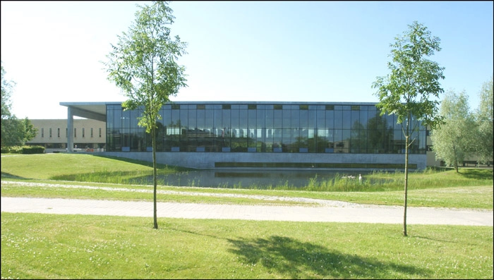 Roskilde Universitetsbibliotek Facade mod nord