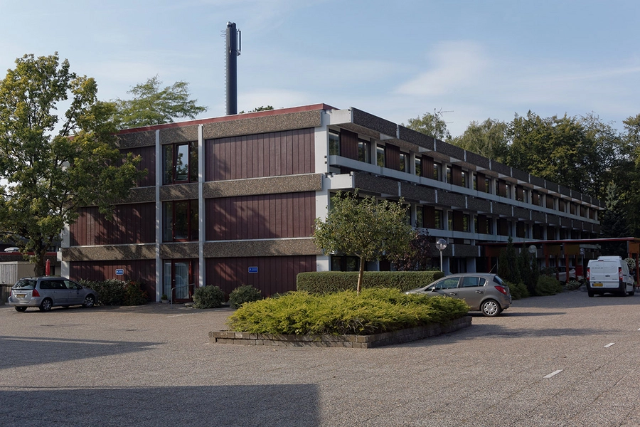 Sandmarksbo Bygningen set fra indkørslen