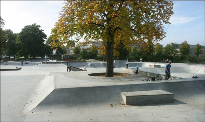 Fælledparkens Skatepark Udsnit