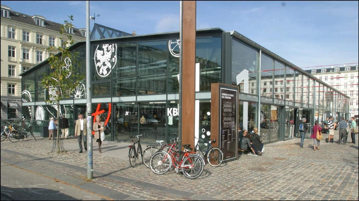 Torvehallerne KBH Sydfacade set fra Vendersgade
