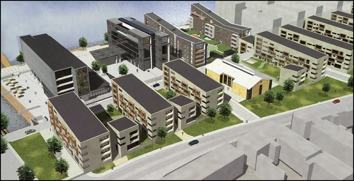 Dokhuset og Pakhuset Isometri