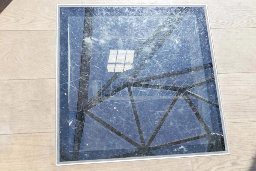 Egebjerg Mølle Rude i gulvet