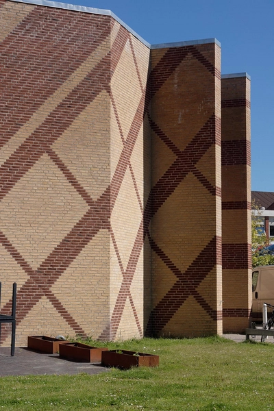 Kulturhus Trommen Facadeudsnit