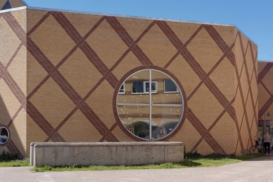 Kulturhus Trommen Facadeudsnit