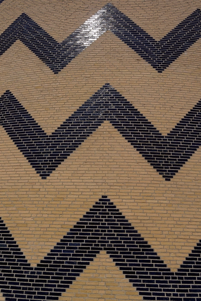 Kulturhus Trommen Detalje, tegl