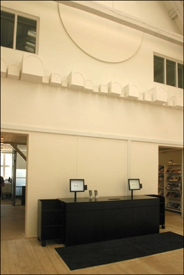 Biblioteket for Arkitektur, Design og Konservering Udlånsautomat.