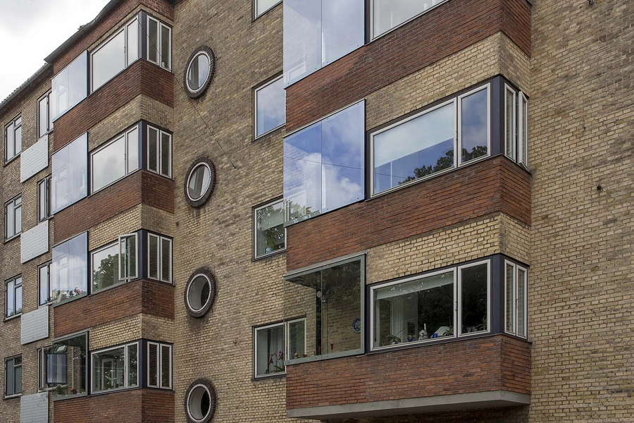 Roskildevej 29-31 og Søndre Fasanvej 38 Balkoner