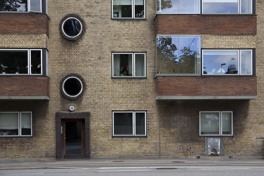 Roskildevej 29-31 og Søndre Fasanvej 38 Indgangsparti